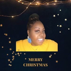 Blue Beaded Earrings